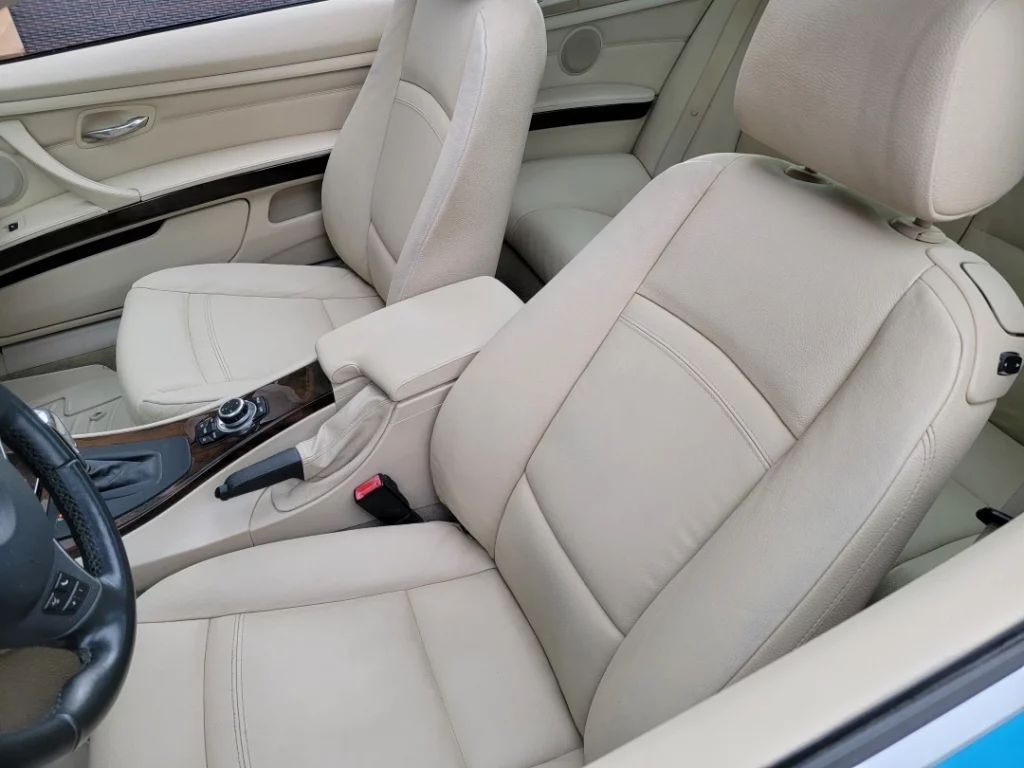 BMW front seats after ColorBond